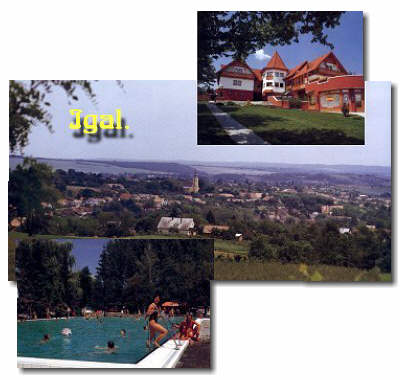 Igali t�j k�z�pen,fent Hotel Igal,lent a f�rdo